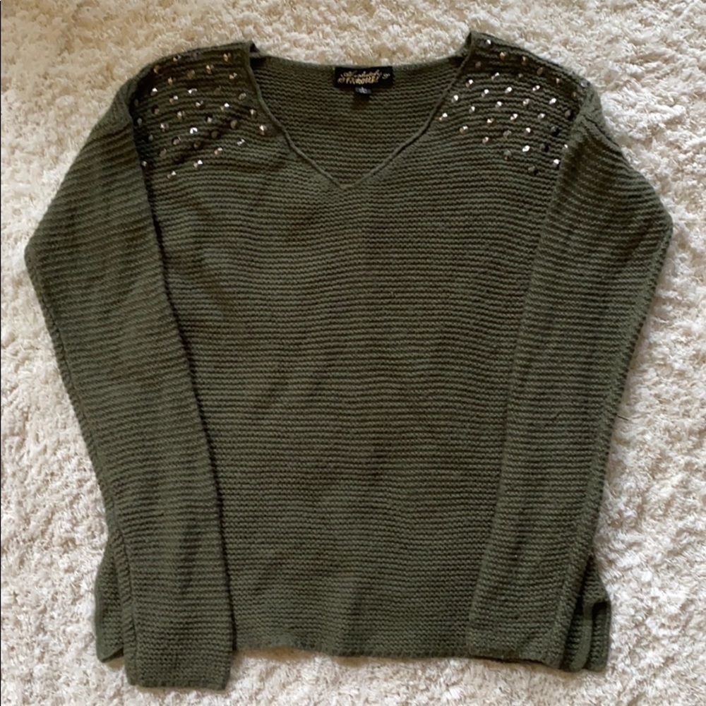 Green sweater
